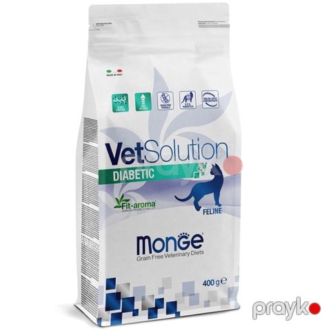 Quru yem pişiklər üçün Monge Vetsolution Diabetic, balıq ilə, 400 q — Bakı
