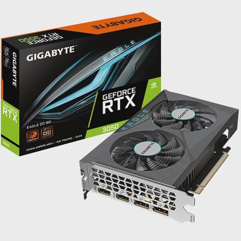 Gigabyte GeForce RTX 3050 Eagle OC 6GB 96bit (GV-N3050EAGLE OC-6GD) — System Units