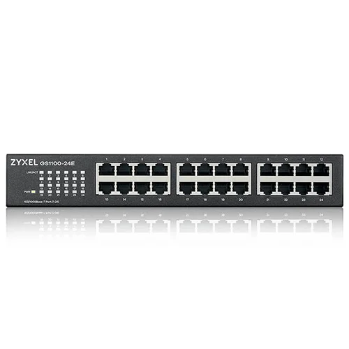 Zyxel GS1100-24E (GS1100-24E-EU0103F) 24-Port Gigabit Unmanaged PoE Switch — Şəbəkə və server avadanlığı, Bakı (2)