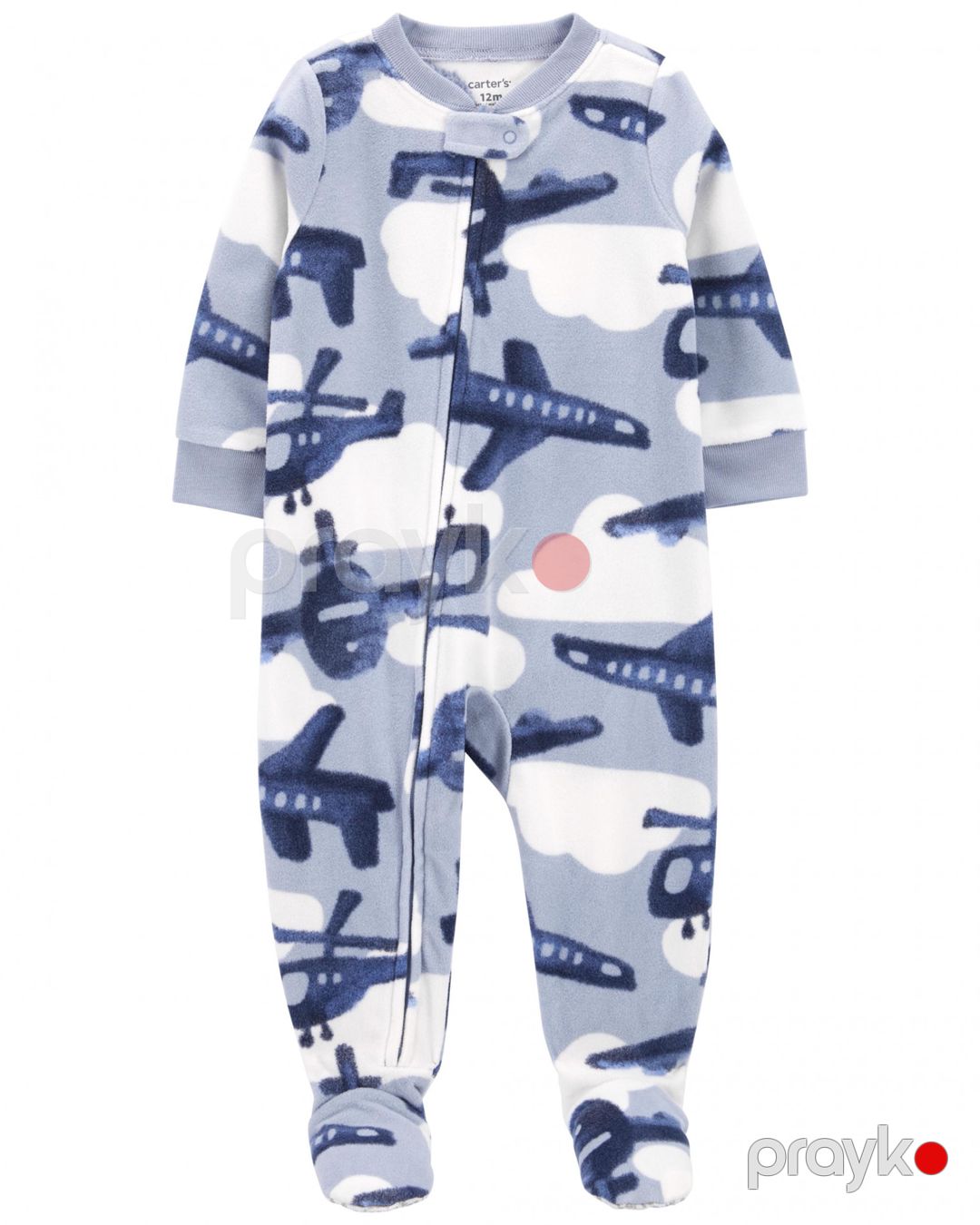 Oğlanlar üçün pijama-kombinezon Carter's, mavi, flis, ölçü 2 yaş — Mallar, Bakı (2)