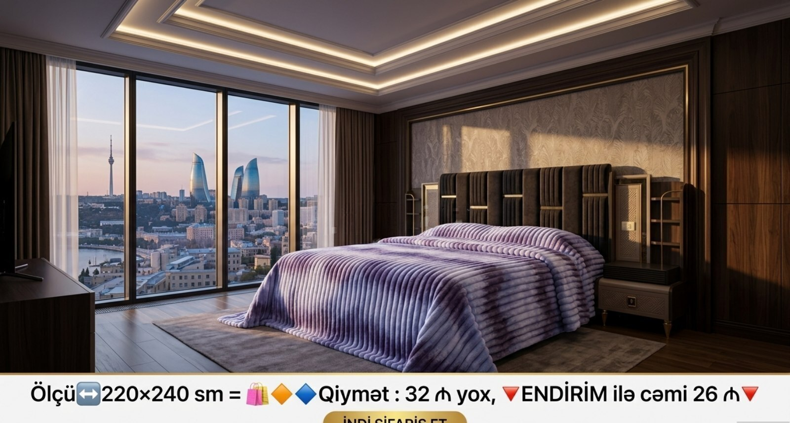 Pled Qarışıq rəng — Piknik üçün mallar (3)