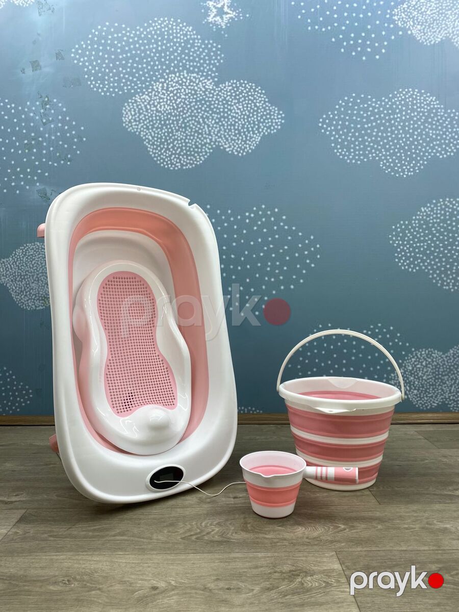 VD 01 4 Lü vanna dəsti termometrli — Pampers və gigiyena, Bakı (7)