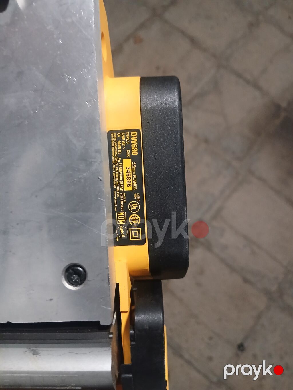 Dewalt DW680 elektrik rəndə - Model: DW680 (Type 4) - Güc: 7.0 A — Kəsici aləti, Digah (2)