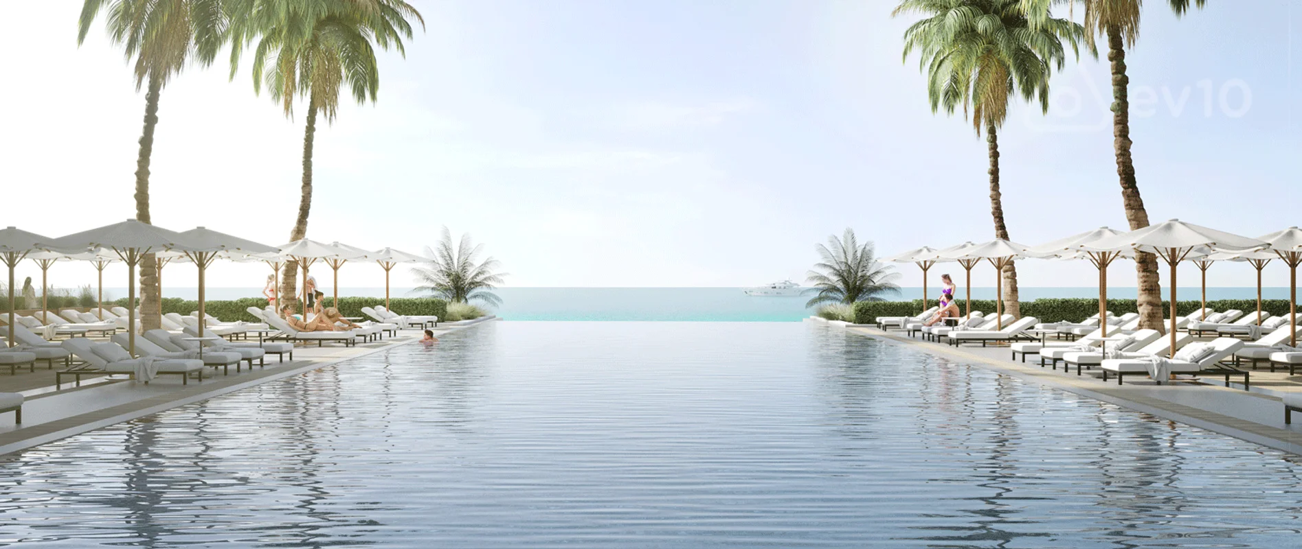 1 otaqlı mənzil, 64.1 m², Sea Breeze, Palm Beach — Mənzil, Bakı (5)