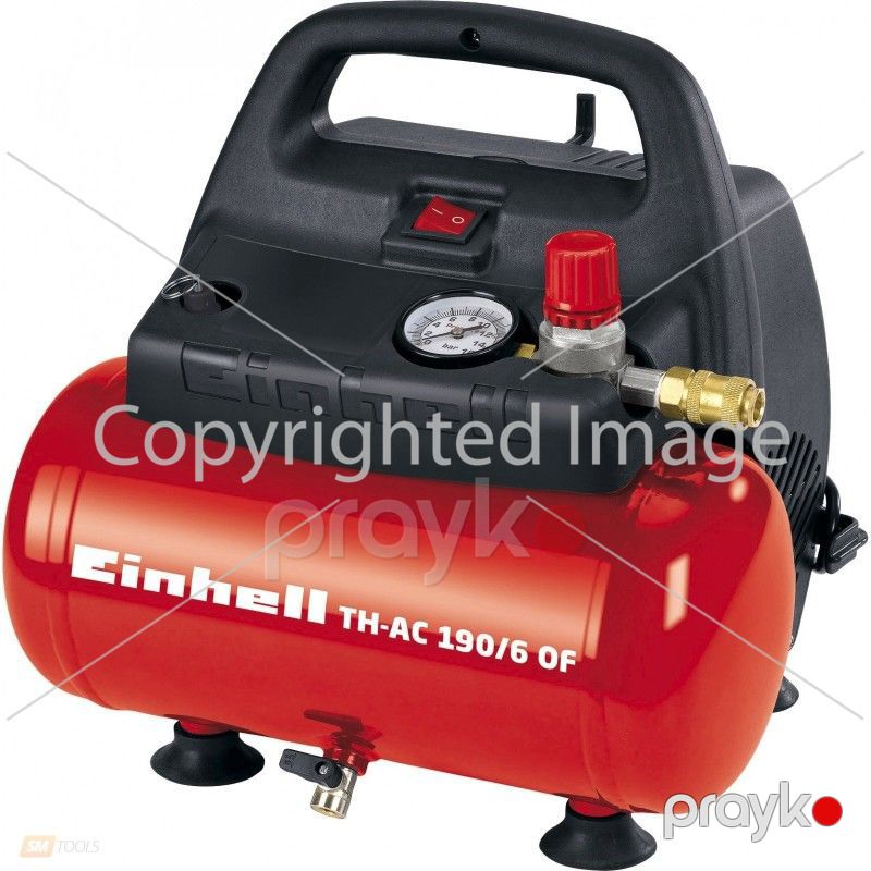 Kompressor yağsız Einhell Th-ac 190/6 OF (4020495) 185 l/dəq, 8bar, 6l — Təmir və inşaat, Bakı (2)
