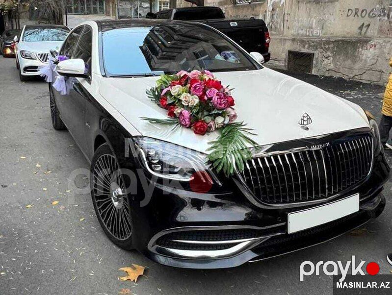 Mercedes black white s class, 2019 il — Minik avtomobili icarəsi, Bakı (7)