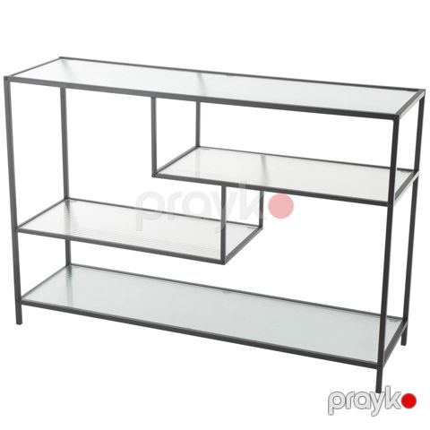 Stellaj Elegant Wood ZARR176, paslanmayan polad, 120х35х81 sm — Bakı