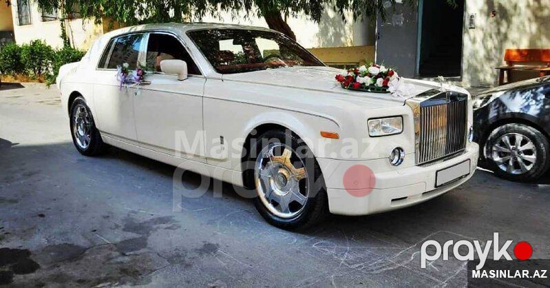 Rolls Royce phantom white, 2012 il — Minik avtomobili icarəsi, Bakı (7)