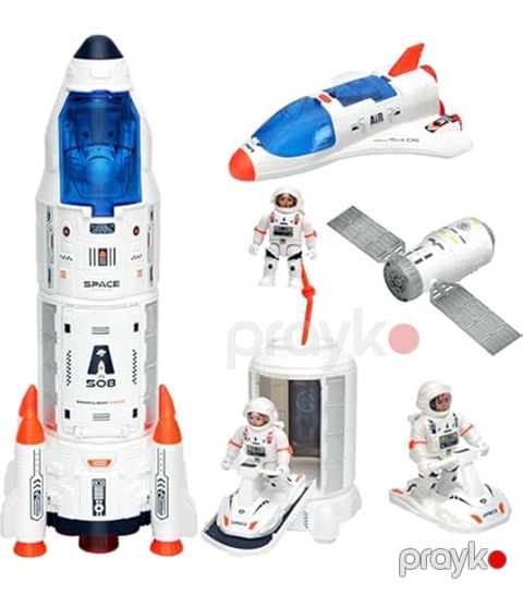 7736 Məhsulun adı: Oyuncaq raket Union Space Station Series — Bakı