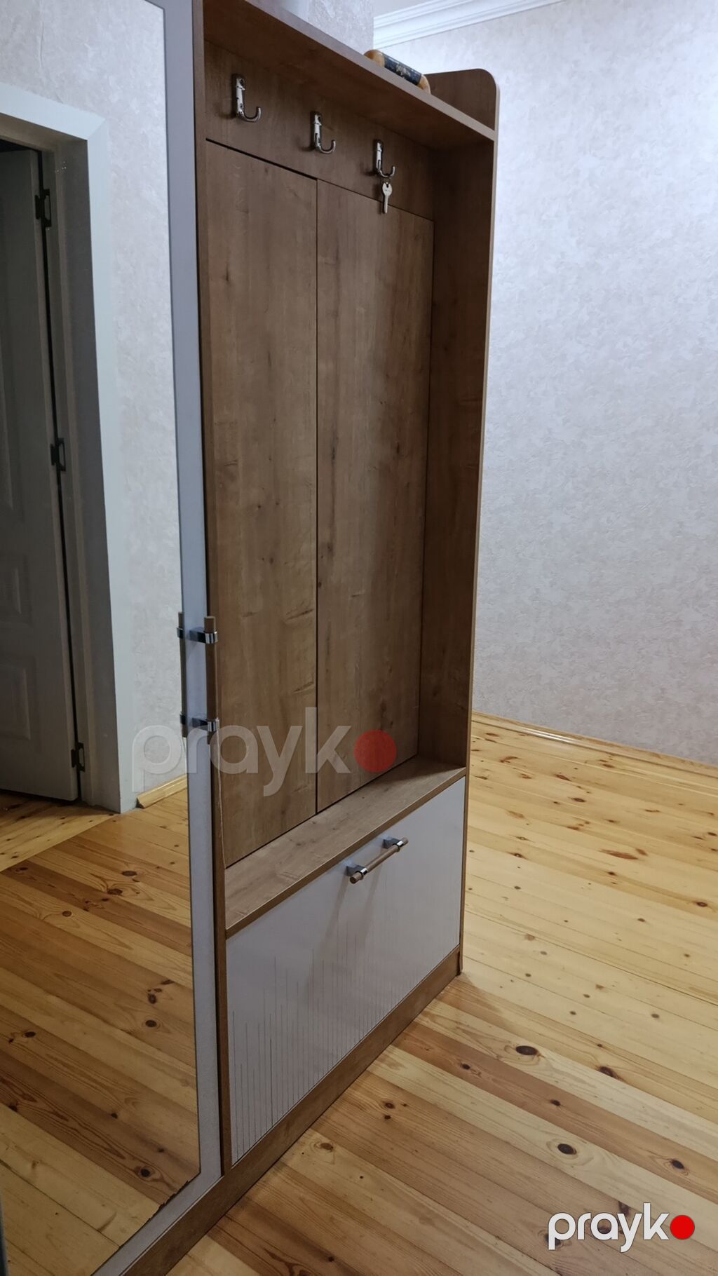 İşlənmiş, 3 qapılı, Güzgülü, Açılan, Düz dolab — Xol üçün, Saray (7)