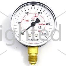 Manometr quru tipli (0-250 Bar 63 mm 1,4") Pakkens 0631000114 — Bakı