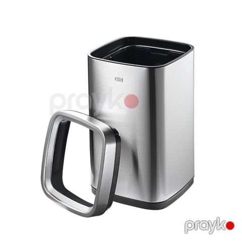 Zibil konteyneri pedal ilə Eko Laguna EK9213, paslanmayan polad/plastik, metalik, 5 l — Bakı