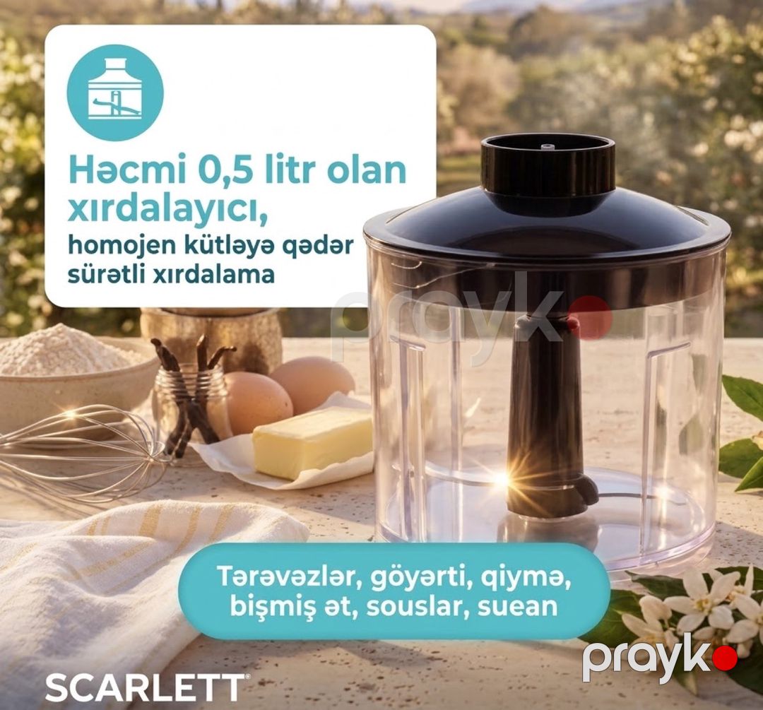 Əl blenderi Scarlett SC-HB42F82 — Ev texnikası, Bakı (6)