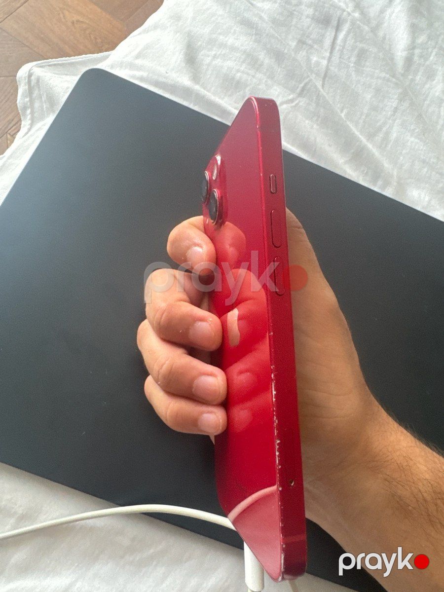 Apple iPhone 13 Red 128GB/4GB — Smartfonlar, Bakı (4)