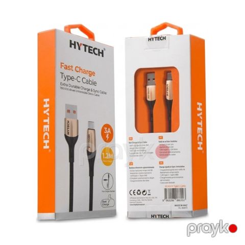 HY-X450 3A Type-C 1,2m Black Data (HY-X450-Type-C-Black) — Bakı