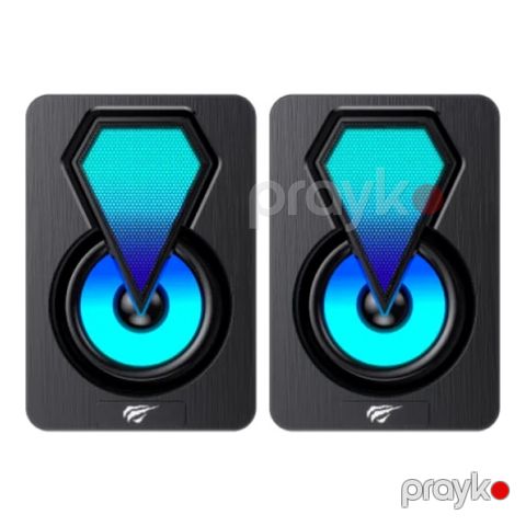 Havit SK210 Mini Pro 2.0 RGB Gaming Speaker (HVSPK-SK210mini Pro-bk) — Pctech — Peripheral Devices