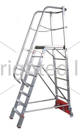 Nərdivan birtərəfli platformalı, 12 pilləli, Krause Stabilo Vario 833365 — Bakı