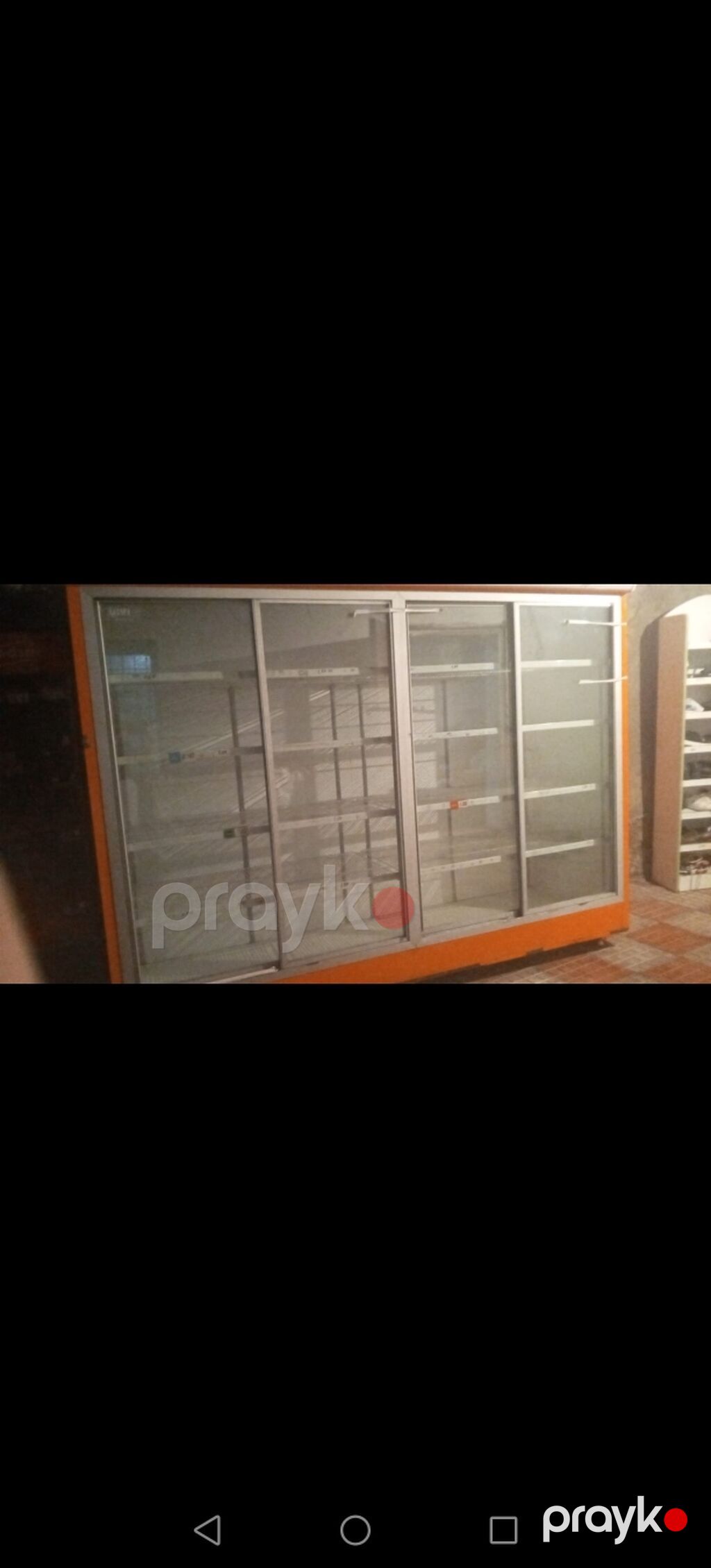 Mağaza vitrin soyuducusu – çoxgözlü, sürüşkən şüşə qapılı – 4 bölməli — Soyuq vitrini, Bakı (2)