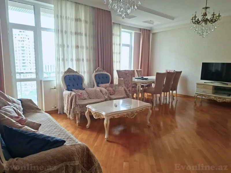 Satılır 3 otaqlı Mənzil Yeni tikili 120 m² Bakı, Nəsimi r., 20 Yanvar m — Bakı