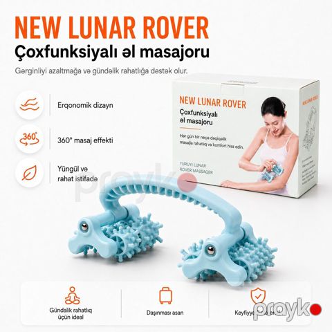 Məhsul: Bədən üçün masajor Lunar Rover, mavi Brend: No Brand — Bakı