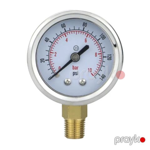 Maıruıke Professional Yüksək Təzyiq Manometri (0-600 Bar / 8600 PSI) — Bakı
