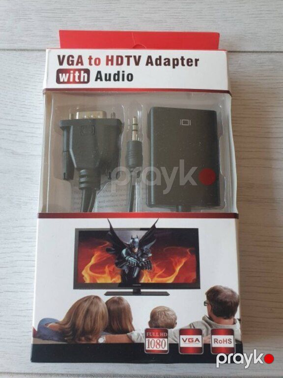 HDMI to VGA with audio — Periferik cihazlar, Bakı (3)