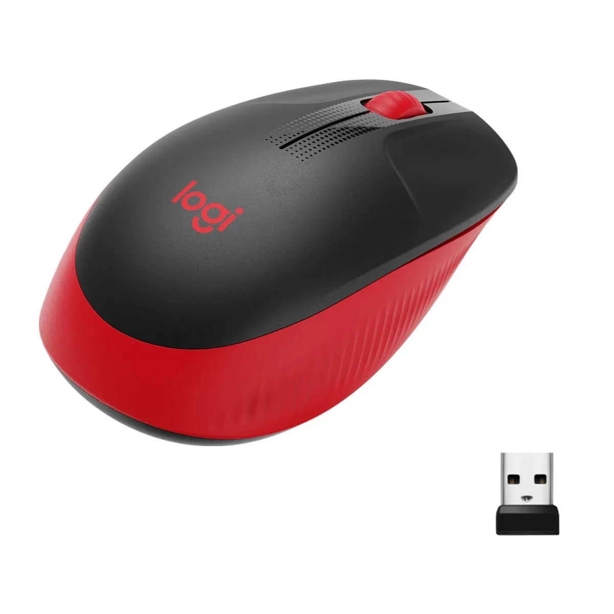 Logitech M190 Wireless Mouse Red — Mallar, Bakı (4)