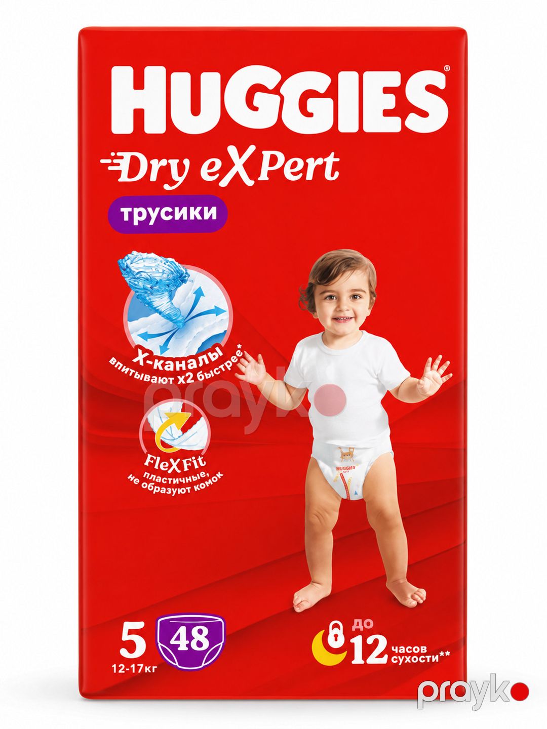 Uşaq bez-tumanı Huggies Dry Expert, ölçü 5, 12-17 кг, 48 əd — Mallar, Bakı