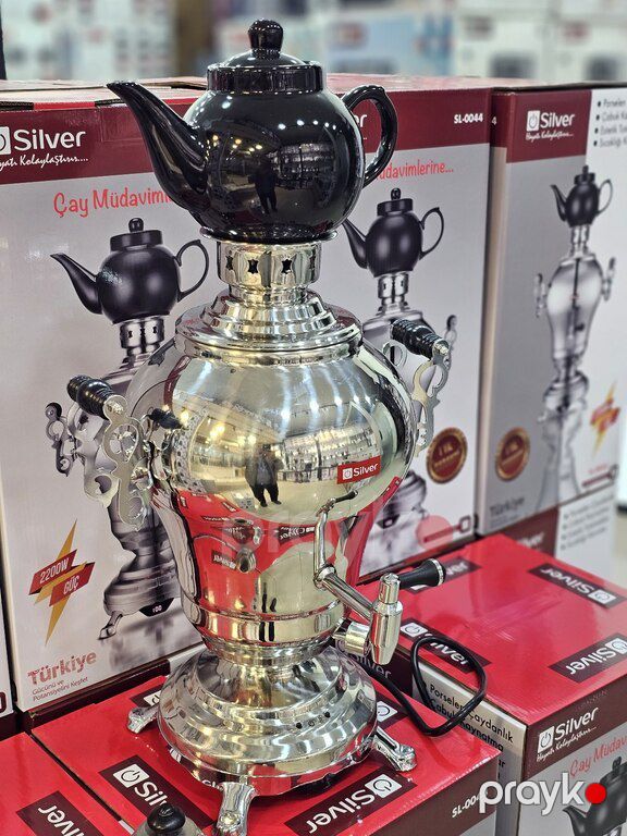 Elektrikli samovar "Silver" — Ev texnikası, Bakı (3)