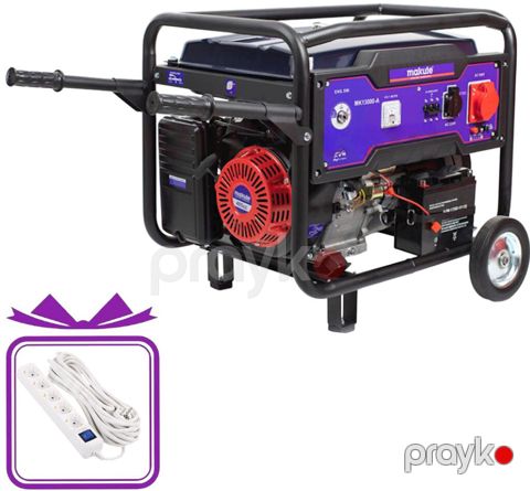 7269 Məhsulun adı: Benzin generatoru Makute MK13000A 9KVT 25Litr + — Bakı