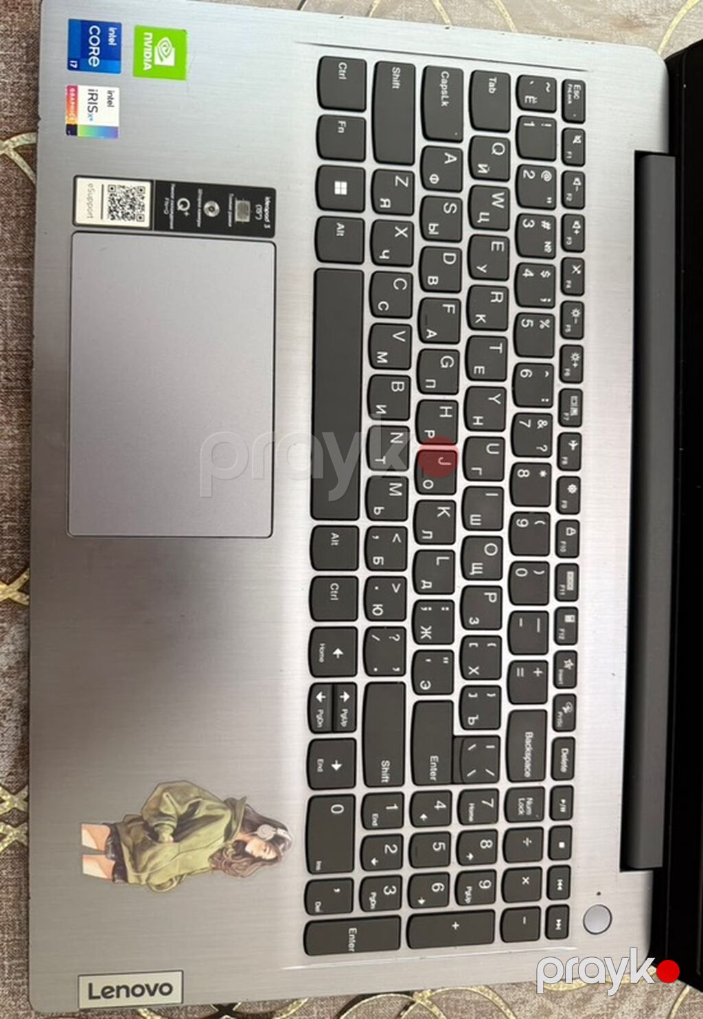 Lenovo noutbuk – 15.6" ekranlı, gümüşü korpuslu model. Texniki — Lenovo, Bakı (5)