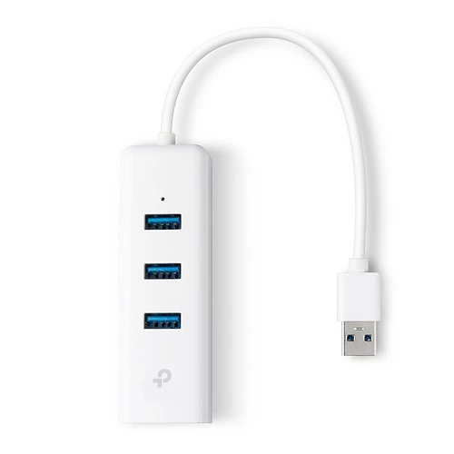 TP-Link UE330 USB 3.0 3-Port Hub & Gigabit Ethernet Adapter — Şəbəkə və server avadanlığı, Bakı (2)