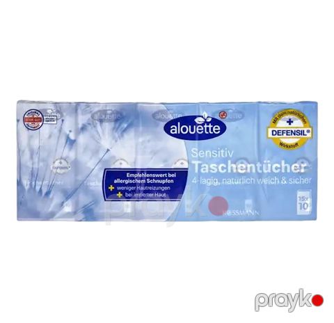 Kağız cib dəsmalları Alouette Defensil 15x10 əd — Bakı