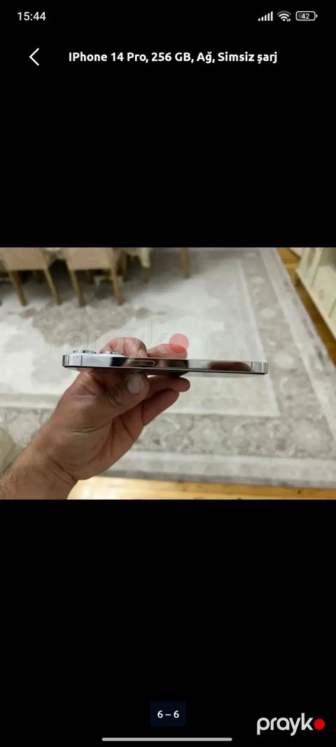 IPhone 15 Pro, 256 GB, Ağ, Simsiz şarj — Astara