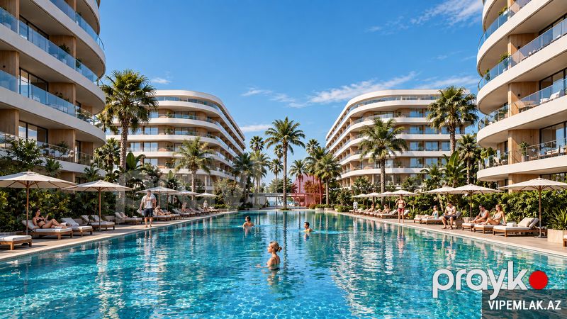 Sabunçu rayonunda 1 otaqlı Yeni tikili Satılır, 64 m² — Mənzil, Bakı (3)