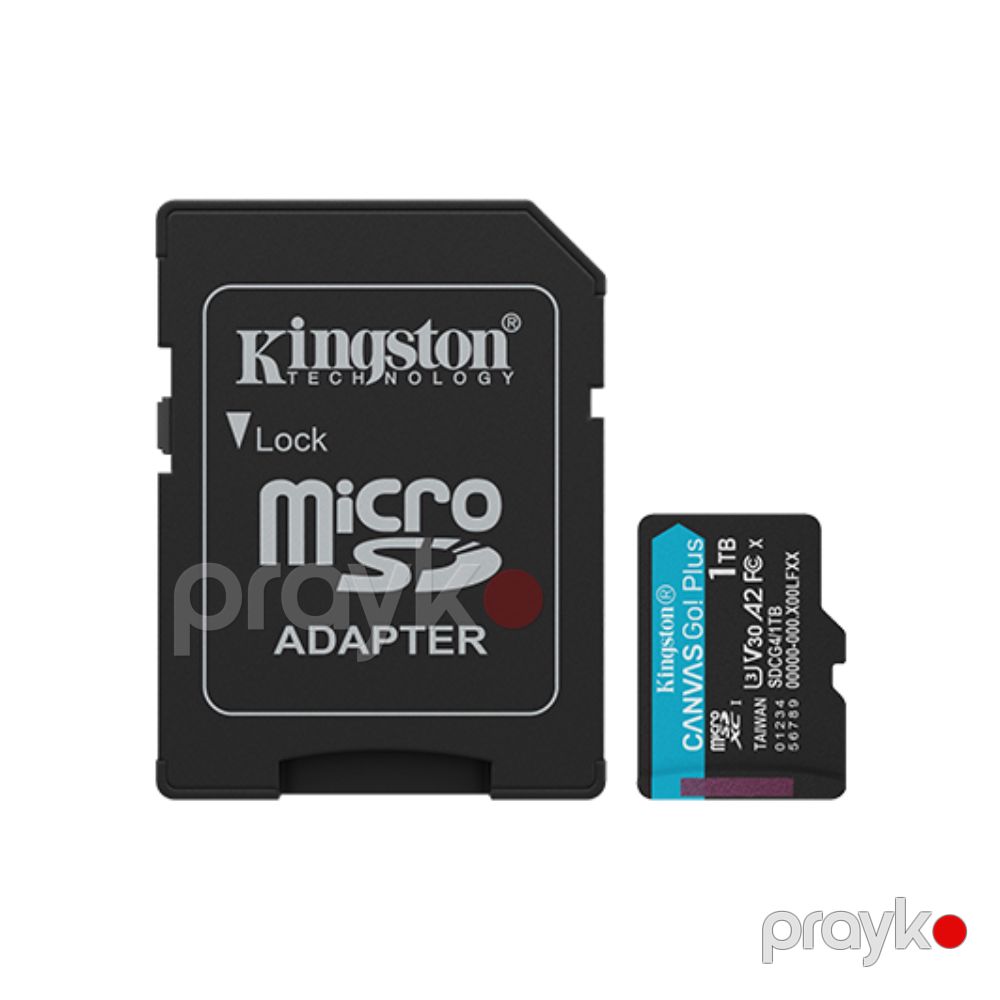 1TB microSDXC Canvas Go Plus Gen4 200MB/s A2 U3 V30 Card + ADP — Periferik cihazlar, Bakı (2)