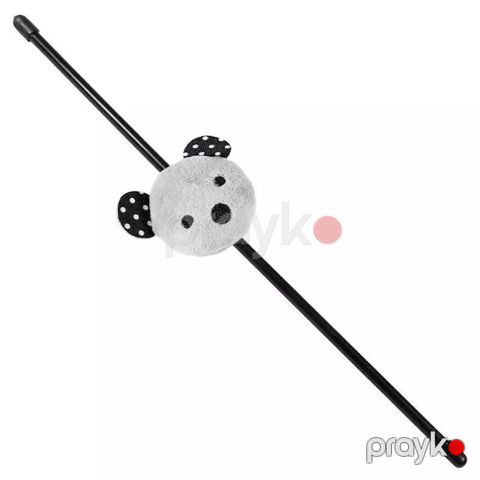 Tilov-həvəsləndirici Triol Black&White Koala, pişiklər üçün, ağ/qara, polyester/plastik, 40/7 sm — Bakı