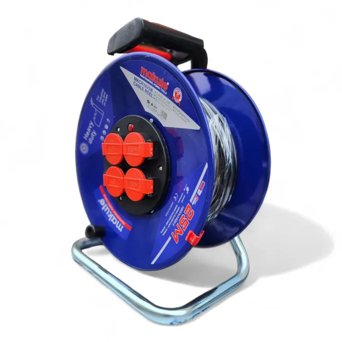 Makute Xətt Uzadıcı (Elektrikli/Barabanlı) 50m Model: MKCR1050M – Maksimum Məsafə və Güclü Performans — Bakı