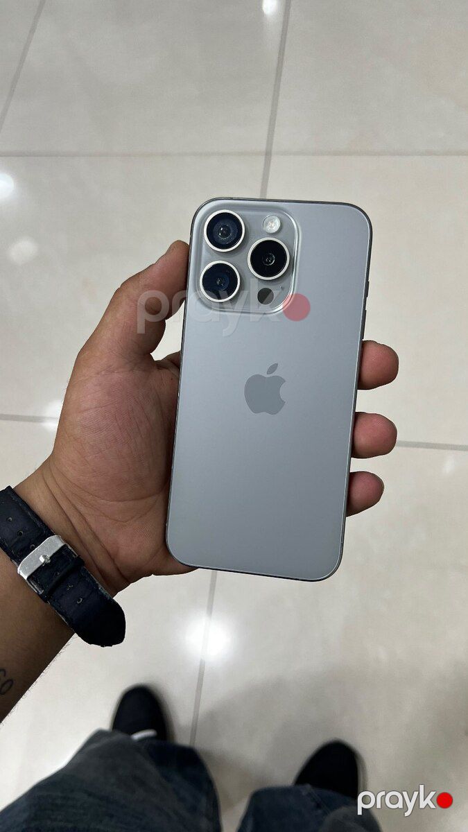 Apple iPhone 15 Pro Natural Titanium 128GB/8GB — Smartfonlar, Bakı (4)