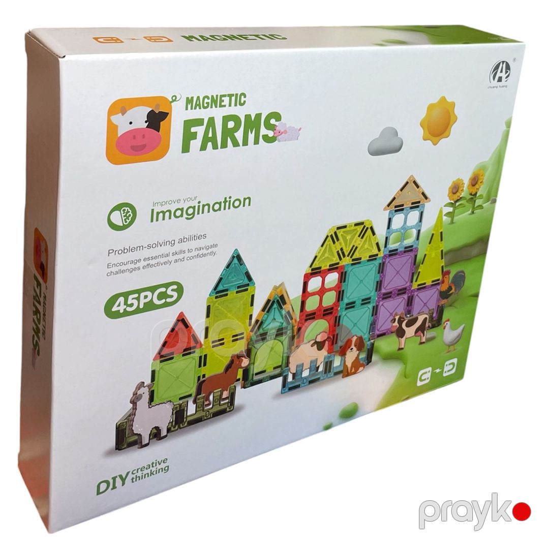 Maqnit konstruktoru Magnetic Farms TK_1025, 45 hissə — Mallar, Bakı (3)
