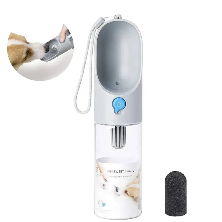 Petkit Eversweet Travel One touch Pet bottle S300 Grey — Mallar, Bakı (2)
