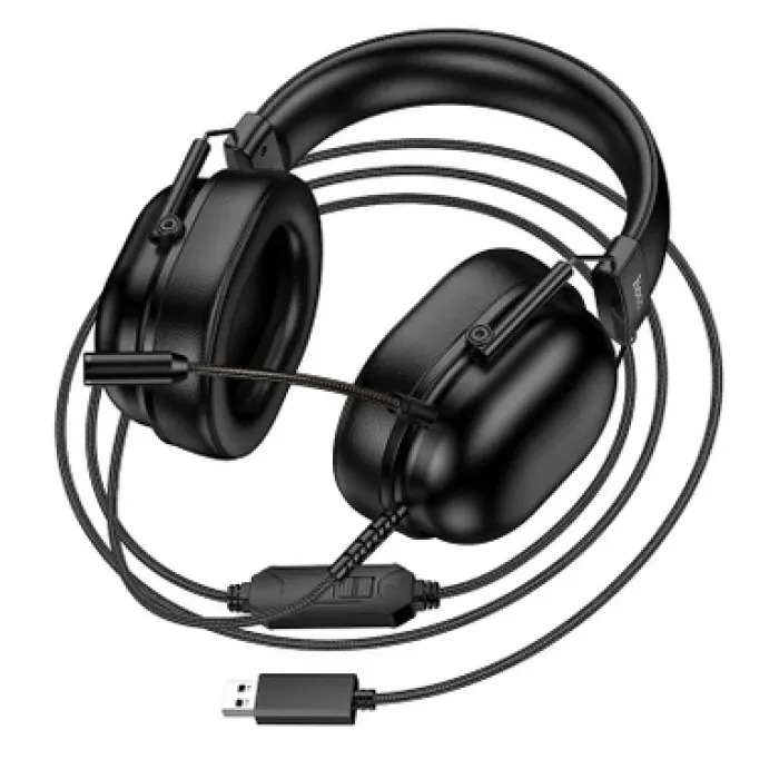 Hoco W113 USB Gaming Qulaqlıq 7.1 Surround Mikrofonlu Qara — Elektronika, Bakı (2)