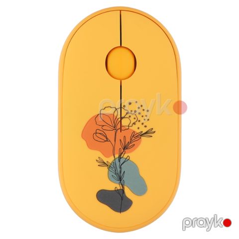 2E Mouse MF300 Flora:poppy Silent WL BT, Yellow (2E-MF300WFLORAYW) — Bakı