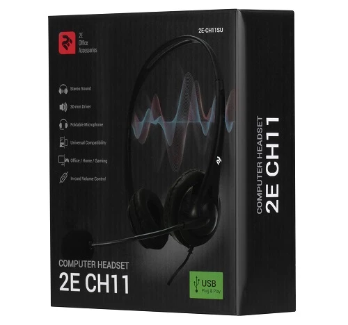 2E CH11 (2E-CH11SU) PC Headset — Qulaqcıqlar, Bakı (3)