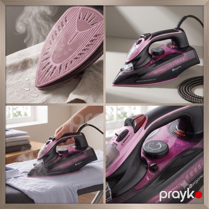 Bergamo BG-SI1155SBP Buxarlı Ütü — Ev texnikası, Bakı (2)