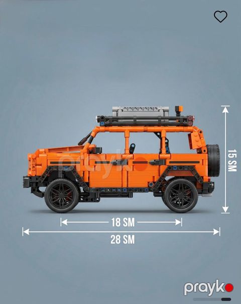 Konstruktor Maşın, narıncı, 500+ element — Bakı