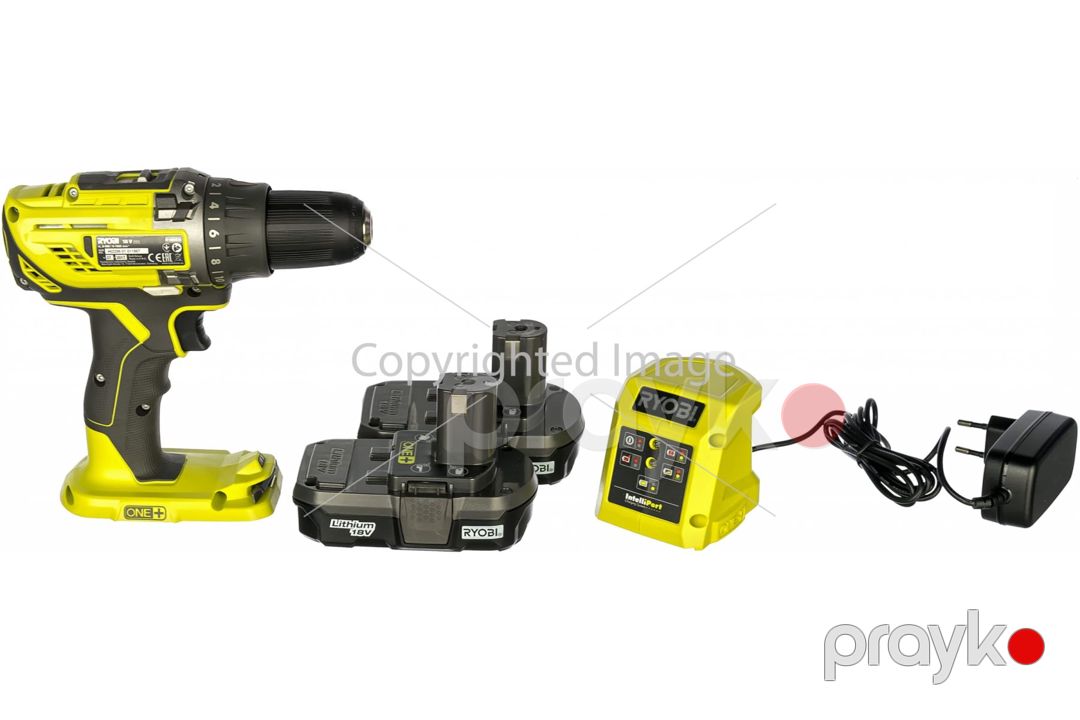 Drel-vintburan akkumulyatorlu Ryobi R18DD3-213S ONE+ 5133003352 — Təmir və inşaat, Bakı (2)