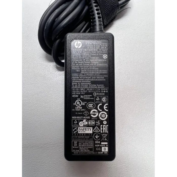 HP 45W Large Tip Original Noutbuk Adapteri 7.5x5.5mm 2.3A — Mallar, Bakı (2)