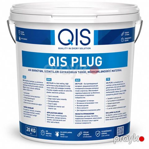 8214 Məhsulun adı: İzolyasiya materialı QIS Plug, 5 L Brend: QIS — Bakı