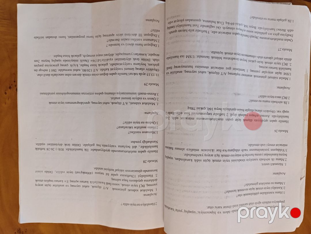 Test toplusu — Məktəb və təhsil malları, Mingəçevir (11)